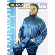 PLUS SIZE BAJU MELAYU | SAIZ BESAR | DARK BLUE | SIZE  [2XL-9XL] | BODY 50-78 INCHES