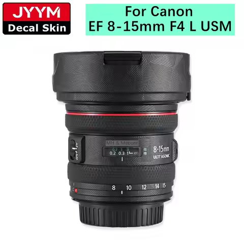 For Canon EF 8-15mm F4 L USM Anti-Scratch Camera Lens Sticker Coat Wrap Protective Film Body Protect