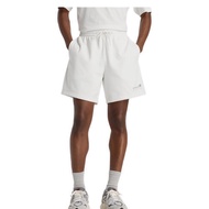 Quần Ngắn New Balance Linear Graphic French Terry Mens 7" - White