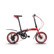 [READY STOCK] GARION 1617 16" FOLDING BIKE (6SPEED) BASIKAL LIPAT