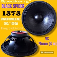 speaker 15 inch black spider 1575