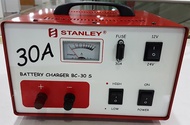 Charger Aki 30A / Accu Merk Stanley 30A ( 12v &amp; 24v ) cas aki motor &amp; mobil