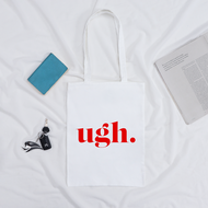 Lyra Bags - TOTE BAG UGH KANVAS PREMIUM UKURAN 40x30CM / TAS / RESLETING / SERUT / WANITA / BELANJA