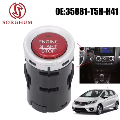 Start Stop Push Button Engine Ignition Switch for Honda X-RV HRV FIT City Odyssey 2015 2016 2017 358