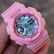 นาฬิกาผู้หญิง Baby-G สีชมพู รุ่น BA-110CA-4A ของแท้ ประกันศูนย์ CMG