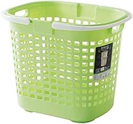 Fudogiken F2595 S-Long Basket, Green, Storage for Small Items, Convenient for Laundry, Width 13.6 x 