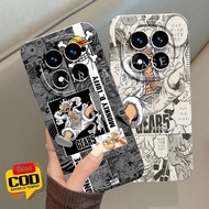 Case poco X7 5G / Redmi Not 14 Pro 5G poco X7 Pro 5G Motif One Piece Case Pro Camera Flexible - Late