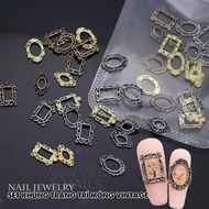 Set of 20 Classic Frame Charms for Vintage Nail Decorations | Classic Charm Nail Frame