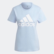 adidas ไลฟ์สไตล์ เสื้อยืด Essentials Logo ผู้หญิง สีน้ำเงิน IC0637
