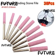 HL-FUTU 30Pcs Grinding Stone File, Chain Saw Head 4/4.8/5.5/6mm Chain Saw Sharpener Stones, For Poli