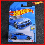 Hot wheels Honda Civic SI Blue 2021 Factory Fresh Hot Wheels Biru JDM Honda Civic Type R Hotwheel JD