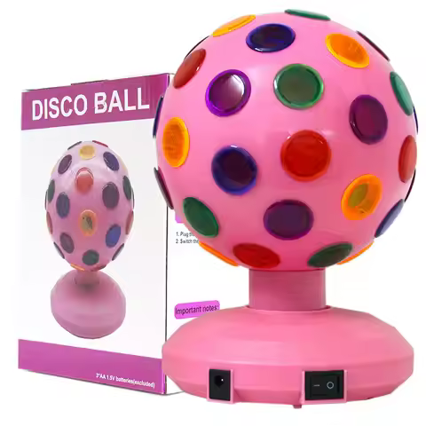 Magic Ball Light LED Disco Night Light Colorful Disco 360 degree Rotating Atmosphere Stage Lighting