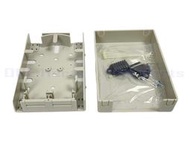 萬赫KC02-408室內ODF 8芯壁掛光纖終端箱 8路光纖盒 8口光纖箱 末端光纖收容箱 光纖收納盒 光纖收容盒