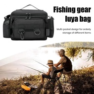 Fishing Waist Bag Luya Bag Oxford Waterproof - FI711 - Black