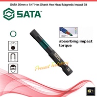 SATA 50mm x 1/4'' Hex Shank Hex Head Magnetic Impact Bit 59751 / 59752 / 59753 / 59754 / 59755 / 597