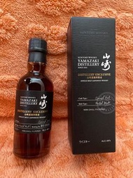 日本山崎蒸餾所限定 單一麥芽威士忌 suntory whisky 180ml 收藏 紀念