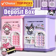 Digital ATM Money Box for Kids – Fingerprint & Password Lock, Large Capacity Coin Bank Toy