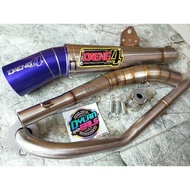DAENG SAI4 OPEN PIPE WITH SILENCER FOR XRM 125WAVE 125 RS 125