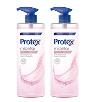 Protex Micellar Protect &amp; REVITALIZE Shower 475ml. (2ขวด) โพรเทคส์ ไมเซล่า โพรเทค แอนด์ รีไวทัล ครีมอาบน้ำ
