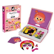 【法國Janod】 磁鐵遊戲書-俏皮的臉