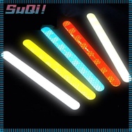 SUQI 2Pcs/Set Reflective Car Sticker Universal Motorcycle Rearview Mirror Safety Warning