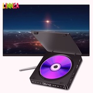 Linn Home DVD/VCD Hd Video Player Hi-fi Stereo Speakers 1080P Multi-functional Portable Mini Cd Player