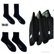 Thick black PDL socks / thick black long socks / thick black calf length socks / thick socks