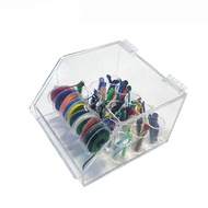 Storage Box Organizer  Rubber Chain Rubber Ring Storage Box Binding Ring DISG