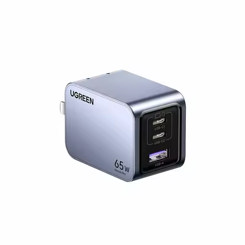 UGREEN Nexode Flash Charge Pro 65W Three Port Gallium Nitride Charger Kit X755 2*USB-C USB-A AirTyra