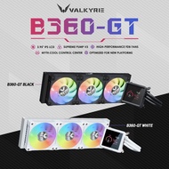VALKYRIE B240-GT / B360-GT ARGB AIO CPU Liquid cooler Black / White