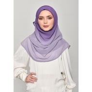 BOKITTA PurpleGray - Plain Georgette -  DEGRADE COLLECTION