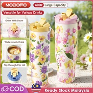 MODOFO 40oz Tumbler Insulated Tumbler with Straw Aesthetic Tumbler Thermos Bottle Aquaflask Tumbler 