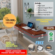 Folding wall table, laptop table, hanging table, WFH writing table