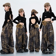 Hiphop Costume Kids Crop Top Kids Girl Jazz Dance Costume Kids Kids Dance Outfit Hip Hop Shirt Kpop 