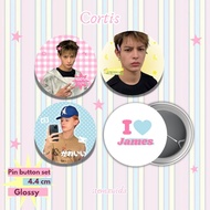 CORTIS PIN BUTTON