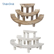 Shamjina Elegant 3 Tier Cupcake Stand, Refined Presentation Tray, Natural Wood Dessert Stand