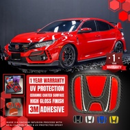 Honda Civic FK8 type R logo carbon fiber emblem FK8R