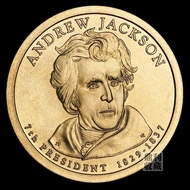 603010 Ready-Stock United States 1 USD President 7th Andrew Jackson World Coins Collectible Commemor