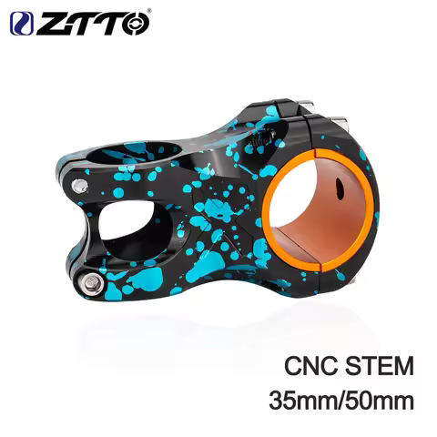 ZTTO MTB 35mm 50mm Bicycle Stem CNC 31.8/35mm Handlebar Holder 0 Degree Rise XC DH AM Enduro 28.6mm 