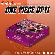 (Live Rip)[OP11] One Piece Booster Box English TCG : A Fist of Divine Speed English Box