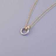 GIUMKA Necklace.Double Ring.Send Girlfriend | Interlocking