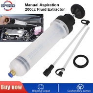Car Oil Fluid Extractor gear Manual Oil Fluid Transfer Pump 200cc Filling Syringe Delivery