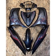 Cover Set Yamaha LC135 V2/V3/V4/V5/V6/V7 Set Custom Design Y16ZR Chrome Sticker Line