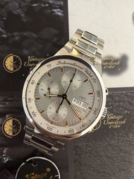 🌈🌈新返貨啦🌈🌈IWC Gst Chronograph IW370713🩶原裝銀面金字釘 自動機芯 計時款式 淨錶 連原裝IWC鋼帶🩶C918（廣華街店）