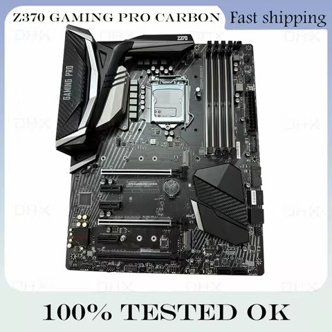 For MSI Z370 GAMING PRO CARBON Motherboard LGA 1151 DDR4 64GB ATX Mainboard 100% Tested Fully Work b