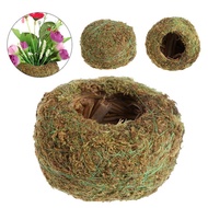 Green Moss Ball Flower Pot Flower Bonsai Pot Holder for Garden Home Decorations Moss Ball Plant Pot