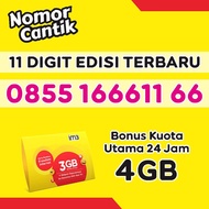 Kartu perdana Indosat Nomor cantik seri 666 rapih terbaru 11 Digit
