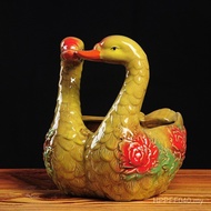 Chinese Cylinder Office Fruit Plate Creative Decoration New Style Storage Cylinder Swan Wholesale De