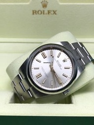 御泓齋高價收購舊名手錶  回收勞力士 Rolex 41MM Oyster Perpetual 2021 Silver Grey Rhodium Dial 124300 Watch NEVER WORN