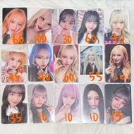 IVE 小卡 特典 Yujin Gaeul Rei Wonyoung Liz Leeso 秋天 李瑞 After Like Love Dive Eleven I am Season’s Greetin